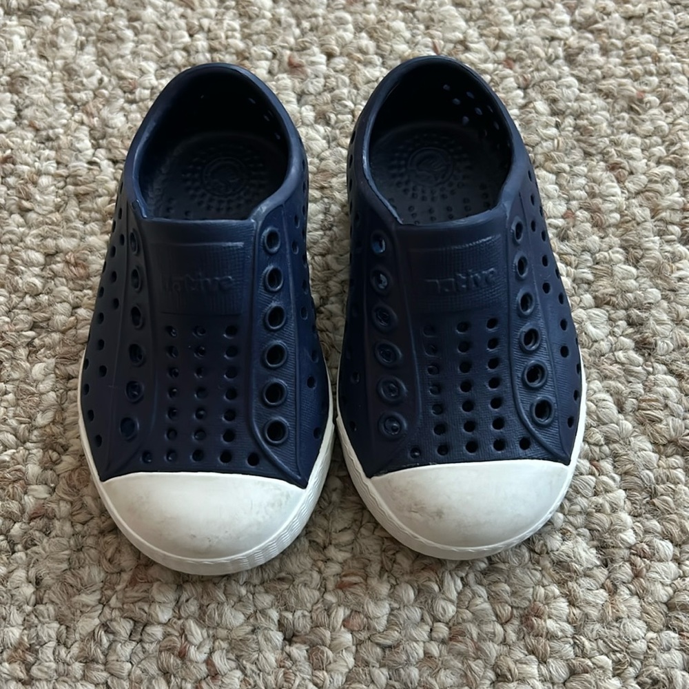 Navy Native Toddler Shoes - 5